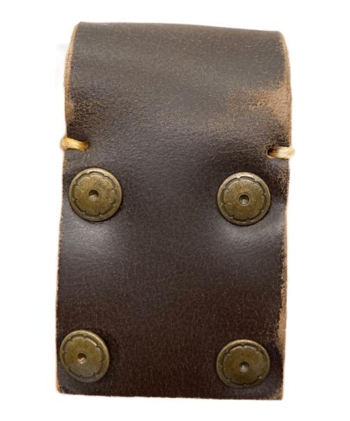 ebagos（エバゴス）ebagos (エバゴス) ２本編みバッグ ブライドルレザー×紅籐 (2本編みM) CHOCOの古着・服飾アイテム