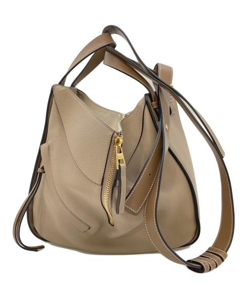 LOEWE（ロエベ）LOEWE (ロエベ) ハンモックバッグ ハンモック スモール　2WAYバッグ　C刻印有　Hammock  Bag ベージュ サイズ:スモールの古着・服飾アイテム