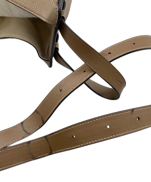 LOEWE（ロエベ）LOEWE (ロエベ) ハンモックバッグ ハンモック スモール　2WAYバッグ　C刻印有　Hammock  Bag ベージュ サイズ:スモールの古着・服飾アイテム