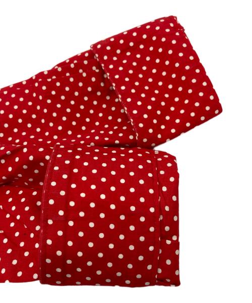 COMME des GARCONS（コムデギャルソン）COMME des GARCONS (コムデギャルソン) ドットシャツ　コットンシャツ　水玉 レッド×ホワイト サイズ:Sの古着・服飾アイテム