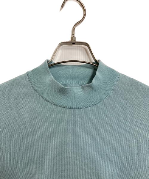 MUSE de Deuxieme Classe（ミューズ ドゥーズィエム クラス）MUSE de Deuxieme Classe (ミューズ ドゥーズィエム クラス) Future プルオーバー　半袖ニット　日本製　24SS ブルー サイズ:38の古着・服飾アイテム