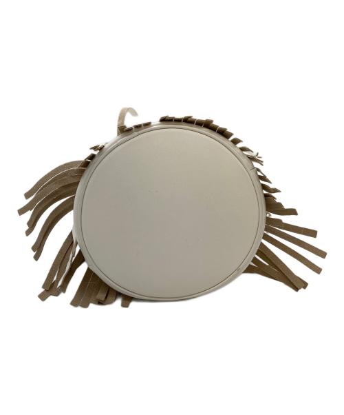 J&M DAVIDSON（ジェイ＆エム デヴィッドソン）J&M DAVIDSON (ジェイ＆エム デヴィッドソン) CARNIVALショルダーバッグ　フリンジバッグ　スペイン製 ホワイト サイズ:実寸参照の古着・服飾アイテム