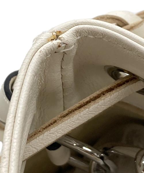 J&M DAVIDSON（ジェイ＆エム デヴィッドソン）J&M DAVIDSON (ジェイ＆エム デヴィッドソン) CARNIVALショルダーバッグ　フリンジバッグ　スペイン製 ホワイト サイズ:実寸参照の古着・服飾アイテム