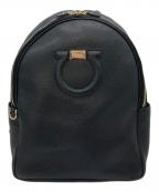 Salvatore Ferragamoサルヴァトーレ フェラガモ）の古着「ガンチーニレザーリュック　」｜ブラック