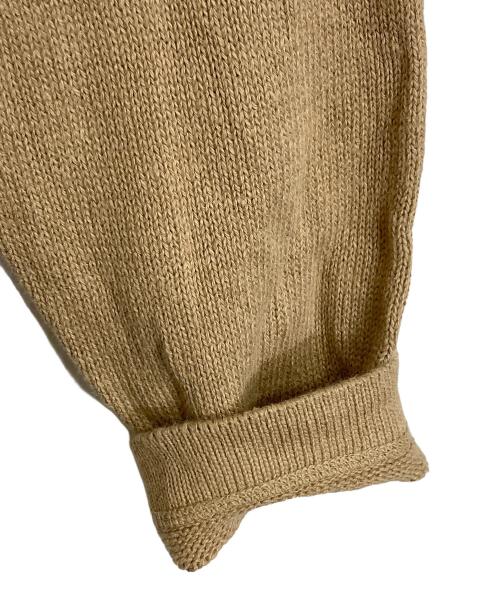 POLO RALPH LAUREN（ポロ・ラルフローレン）POLO RALPH LAUREN (ポロ・ラルフローレン) 【古着】リネンコットンニット　長袖ニット　薄手ニット　ポニー刺繍 ベージュ サイズ:Sの古着・服飾アイテム