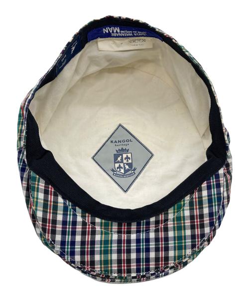 JUNYA WATANABE COMME des GARCONS（(ジュンヤワタナベ コムデギャルソン）JUNYA WATANABE COMME des GARCONS ((ジュンヤワタナベ コムデギャルソン) KANGOL (カンゴール) チェック柄ハンチング マルチカラー サイズ:実寸参照の古着・服飾アイテム