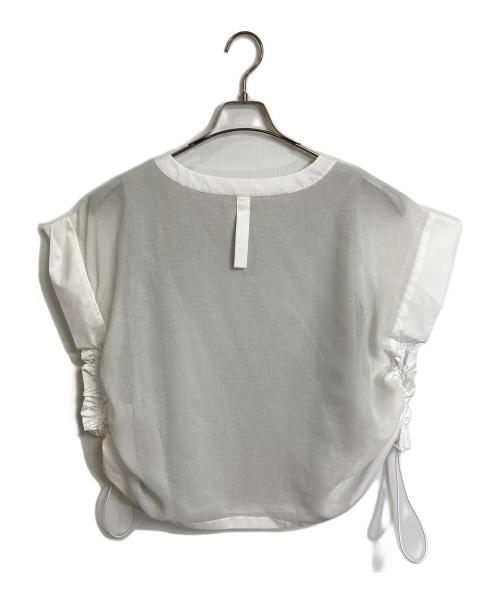 ph7（ペーハーセブン）ph7 (ペーハーセブン) ドローストリングプルオーバー P4SCS15 LGY ホワイト サイズ:FREEの古着・服飾アイテム