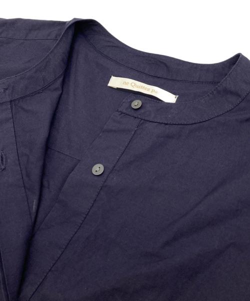 ne quittez pas（ヌキテパ）ne quittez pas (ヌキテパ) Cotton Poplin Wave Tuck Blouse パープル サイズ:FREEの古着・服飾アイテム