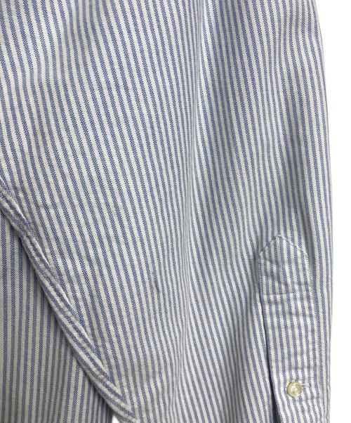 RALPH LAUREN（ラルフローレン）RALPH LAUREN (ラルフローレン) 【古着】ストライプシャツ　長袖シャツ　オーバーサイズ　ポニー刺繍 スカイブルー サイズ:17 1/2 32/33の古着・服飾アイテム