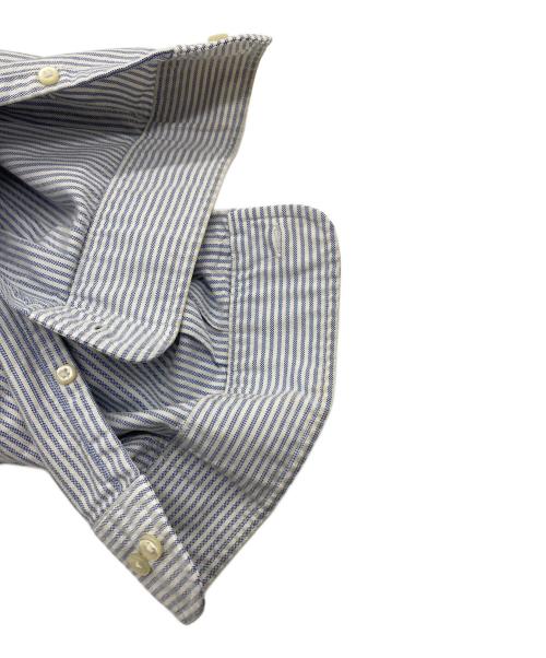 RALPH LAUREN（ラルフローレン）RALPH LAUREN (ラルフローレン) 【古着】ストライプシャツ　長袖シャツ　オーバーサイズ　ポニー刺繍 スカイブルー サイズ:17 1/2 32/33の古着・服飾アイテム