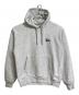 stussy（ステューシー）の古着「BASIC LOGO HOODIE バックロゴ ストックロゴパーカー　フーディ」｜グレー