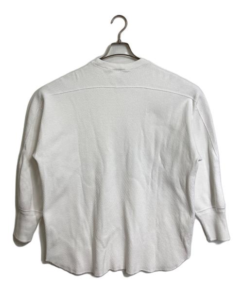 HYKE（ハイク）HYKE (ハイク) THERMAL SHIRT/BIG FIT  サーマルシャツ　日本製 ホワイト サイズ:1の古着・服飾アイテム