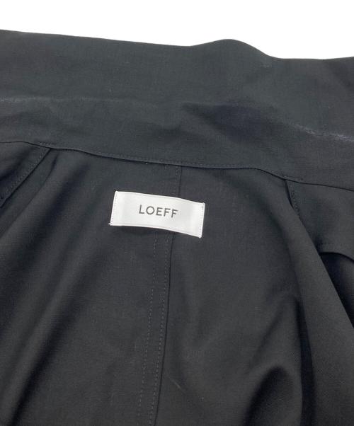 LOEFF（ロエフ）LOEFF (ロエフ) トロピカルウール クロップド ジャケット　アウター　ライトアウター　セレモニー　日本製 ブラック サイズ:1の古着・服飾アイテム