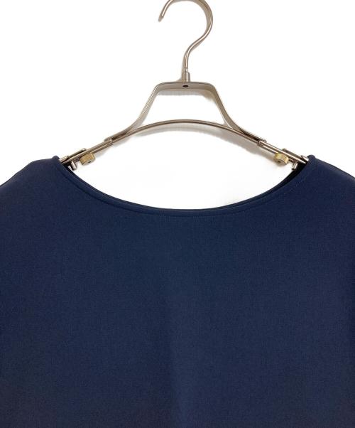 SOEJU（ソージュ）SOEJU (ソージュ) ショートスリーブコクーンブラウス　ノースリーブブラウス　セレモニー　日本製 ネイビー サイズ:Sの古着・服飾アイテム