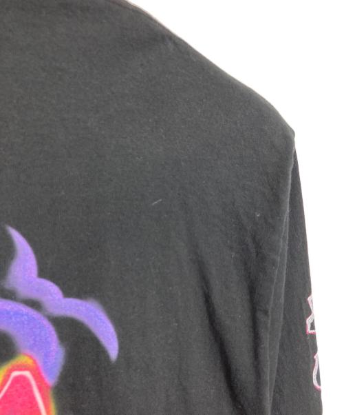 A BATHING APE（ア ベイシング エイプ）A BATHING APE READYMADE (レディメイド) SPRAY WIDE FIT L/S TEE  スプレーワイドフィットロングスリーブT  ロングスリーブカットソー　ロンT   日本製 ブラック サイズ:2XLの古着・服飾アイテム