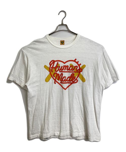HUMAN MADE（ヒューマンメイド）HUMAN MADE (ヒューマンメイド) KAWS (カウズ) メイド グラフィック Tシャツ　半袖カットソー　Tシャツ　Tee  日本製 ホワイト サイズ:3XLの古着・服飾アイテム