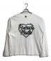 HUMAN MADE（ヒューマンメイド）の古着「HEART LOGO L/S TEE SHIRT ハートロゴ長袖Tシャツ　ロンT 日本製」｜ホワイト