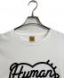 HUMAN MADE (ヒューマンメイド) HEART LOGO L/S TEE SHIRT ハートロゴ長袖Tシャツ　ロンT 日本製 ホワイト サイズ:XXL：9000円