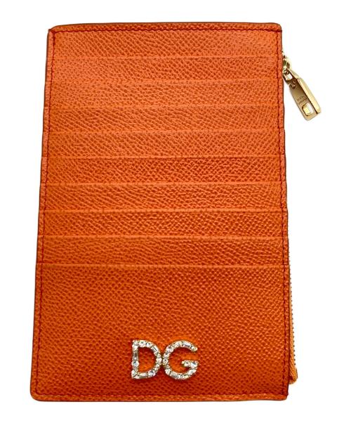 DOLCE & GABBANA（ドルチェ＆ガッバーナ）DOLCE & GABBANA (ドルチェ＆ガッバーナ) フラグメントケース　カードケース　カード収納　イタリア製 オレンジ サイズ:実寸参照の古着・服飾アイテム