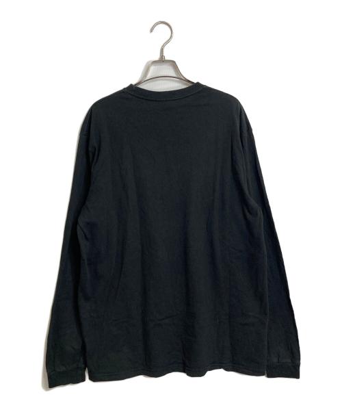 stussy（ステューシー）stussy (ステューシー) 長袖Tシャツ カットソー ブラック サイズ:XLの古着・服飾アイテム