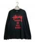 stussy（ステューシー）の古着「長袖Tシャツ カットソー」｜ブラック