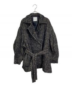 中古・古着通販】CLANE (クラネ) MIX LOOP TWEED BOX COAT ミックス
