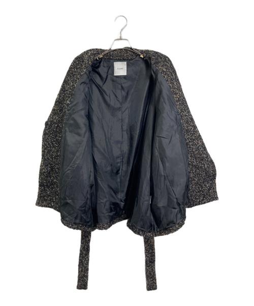 CLANE（クラネ）CLANE (クラネ) ミックスループツイードボックスコート ブラウン サイズ:1の古着・服飾アイテム