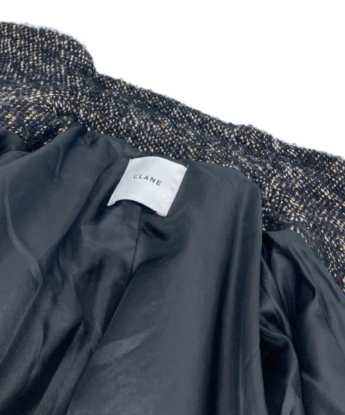 CLANE（クラネ）CLANE (クラネ) ミックスループツイードボックスコート ブラウン サイズ:1の古着・服飾アイテム