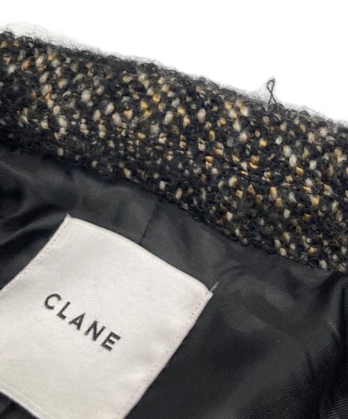 CLANE（クラネ）CLANE (クラネ) ミックスループツイードボックスコート ブラウン サイズ:1の古着・服飾アイテム