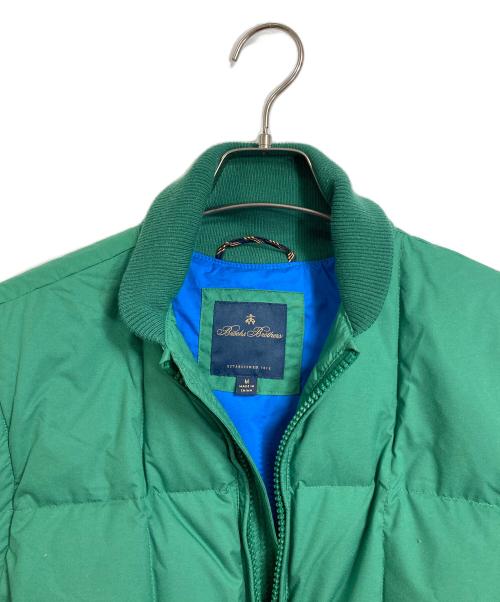 BROOKS BROTHERS（ブルックスブラザーズ）BROOKS BROTHERS (ブルックスブラザーズ) 2WAYダウンジャケット　ダウンベスト　アウター　ダブルジップ グリーン サイズ:Mの古着・服飾アイテム