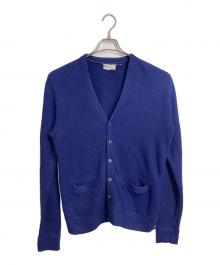 Kmart（ケーマート）の古着「【古着】70’S アクリルニットカーディガン　70年代」｜ネイビー