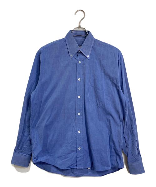 DOLCE & GABBANA Basic（ドルチェガッバーナベーシック）DOLCE & GABBANA Basic (ドルチェガッバーナベーシック) ボタンダウンシャツ　コットンシャツ サックスブルー サイズ:15/40の古着・服飾アイテム