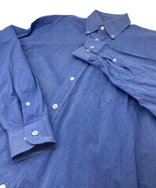 DOLCE & GABBANA Basic（ドルチェガッバーナベーシック）DOLCE & GABBANA Basic (ドルチェガッバーナベーシック) ボタンダウンシャツ　コットンシャツ サックスブルー サイズ:15/40の古着・服飾アイテム