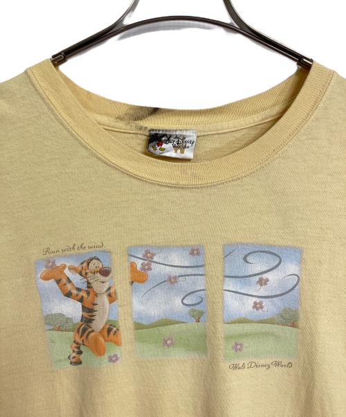 DISNEY（ディズニー）DISNEY (ディズニー) 【古着】90’S～00’S キャラクターTシャツ ティガー　ホンジュラス製　くまのプーさん　ウォルトディズニーワールド　ホンジュラス製　90年〜2000年代 イエロー サイズ:XXLの古着・服飾アイテム