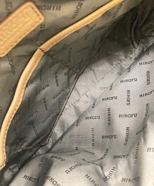 HIROFU（ヒロフ）HIROFU (ヒロフ) 【リベロ】ナイロン ショルダーバッグ S イタリア製 ベージュ サイズ:実寸参照の古着・服飾アイテム