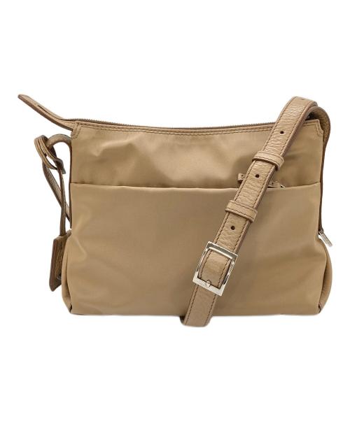 HIROFU（ヒロフ）HIROFU (ヒロフ) 【リベロ】ナイロン ショルダーバッグ S イタリア製 ベージュ サイズ:実寸参照の古着・服飾アイテム