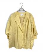 COLLAGE GALLARDAGALANTEコラージュ ガリャルダガランテ）の古着「エアリーバックバルーンコート」｜イエロー