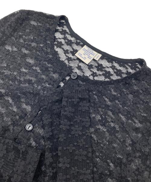 BAUM UND PFERDGARTEN（バウムウンドヘルガーデン）BAUM UND PFERDGARTEN (バウムウンドヘルガーデン) レースストレッチカーディガン ブラック サイズ:Sの古着・服飾アイテム