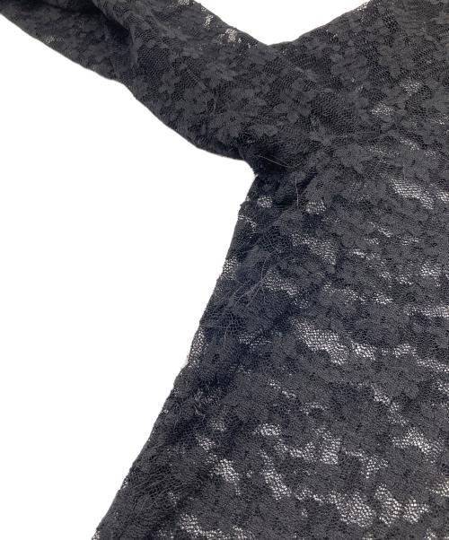 BAUM UND PFERDGARTEN（バウムウンドヘルガーデン）BAUM UND PFERDGARTEN (バウムウンドヘルガーデン) レースストレッチカーディガン ブラック サイズ:Sの古着・服飾アイテム