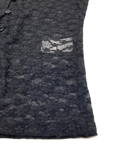 BAUM UND PFERDGARTEN（バウムウンドヘルガーデン）BAUM UND PFERDGARTEN (バウムウンドヘルガーデン) レースストレッチカーディガン ブラック サイズ:Sの古着・服飾アイテム