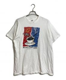 FRUIT OF THE LOOM（フルーツオブザルーム）の古着「【古着】80-90'sプリントTシャツ　コットンTシャツ　80年代　90年代　USA製　袖シングル」｜ホワイト