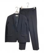 PLSTプラステ）の古着「ウォームリザーブカラーレスジャケットパンツ　セットアップスーツ　パンツスーツ　セレモニー」｜ブラック