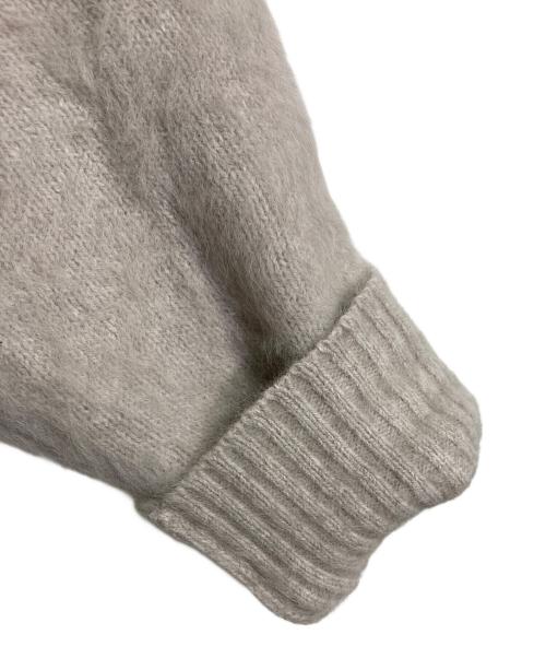 La boutique BonBon（ラブティックボンボン）La boutique BonBon (ラブティックボンボン) フォックスカシミヤクルーニット グレー サイズ:実寸参照の古着・服飾アイテム