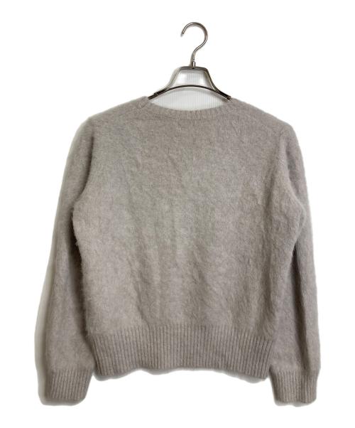 La boutique BonBon（ラブティックボンボン）La boutique BonBon (ラブティックボンボン) フォックスカシミヤクルーニット グレー サイズ:実寸参照の古着・服飾アイテム