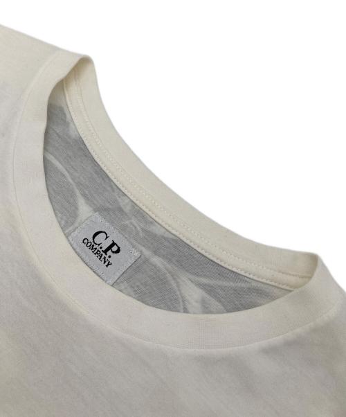 C.P COMPANY（シーピーカンパニー）C.P COMPANY (シーピーカンパニー) Goggle Print Tee ゴーグルプリントTシャツ ホワイト サイズ:Mの古着・服飾アイテム