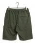 STONE ISLAND (ストーンアイランド) ワッペン付きスウェットハーフパンツ　コットンパンツ　 オリーブ サイズ:S：18000円