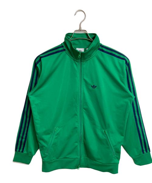 adidas（アディダス）adidas (アディダス) トラックジャケット BECKENBAUER TRACK TOP グリーン　3ライン グリーン サイズ:2XSの古着・服飾アイテム