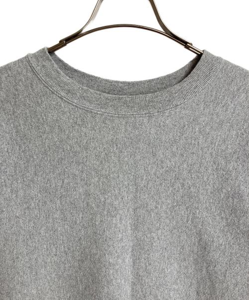 Champion（チャンピオン）Champion (チャンピオン) リバースウィーブ クルーネックスウェットシャツ グレー　USA製　 赤タグ　目無し　起毛 グレー サイズ:Lの古着・服飾アイテム