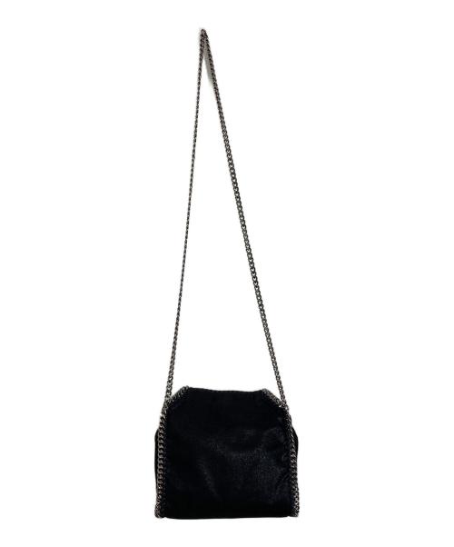STELLA McCARTNEY（ステラマッカートニー）STELLA McCARTNEY (ステラマッカートニー) ファラベラ ミニ チェーンショルダーバッグ ブラック サイズ:実寸参照の古着・服飾アイテム