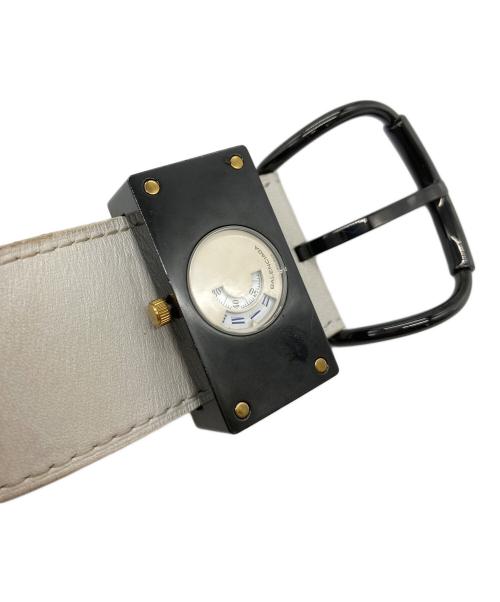 BALENCIAGA（バレンシアガ）BALENCIAGA (バレンシアガ) ベルト型 腕時計 ブレスット型　モントレ　ニコラ期 1000本限定品 234/1000 ホワイト×ブラック サイズ:実寸参照の古着・服飾アイテム